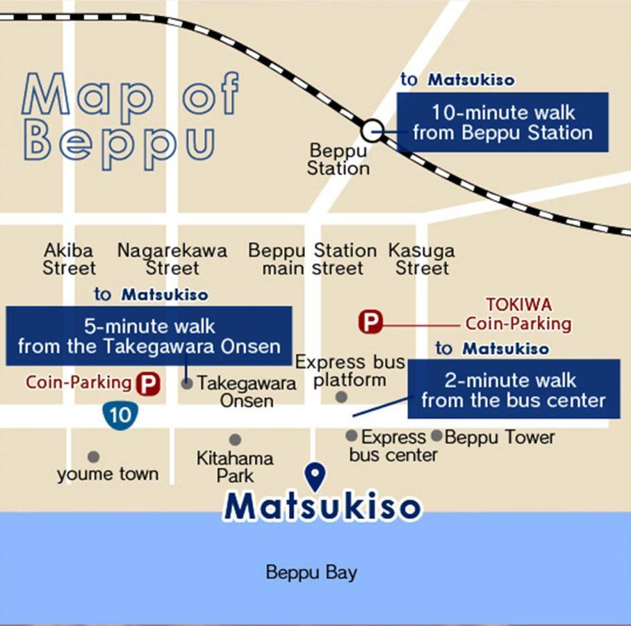 Guest House Matsukiso Beppu Eksteriør billede